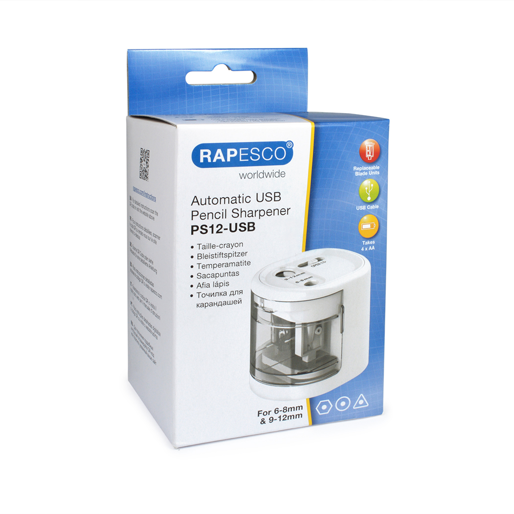 PS12-USB Pencil Sharpener - White – Bild 3