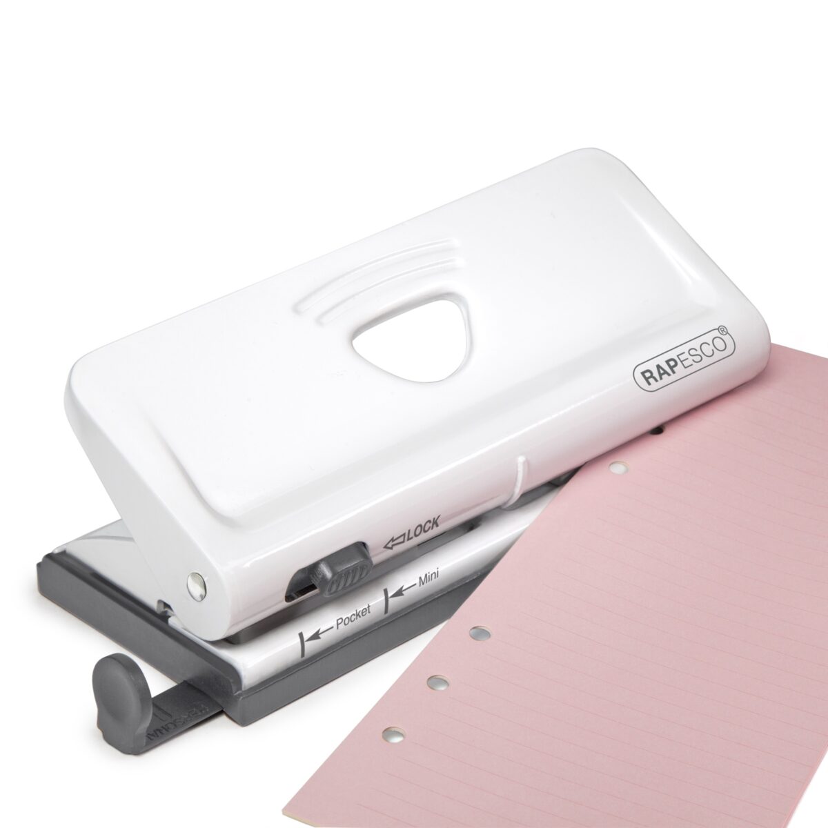 Adjustable 6-Hole Organiser/ Diary Punch - White – Bild 3