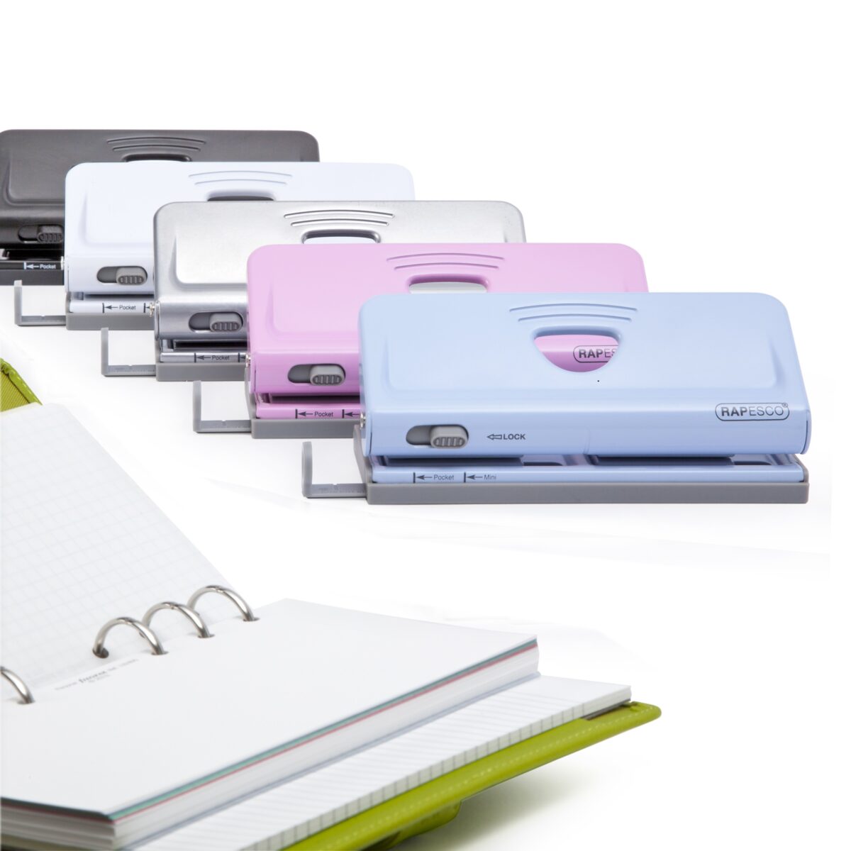 Adjustable 6-Hole Organiser/ Diary Punch - White – Bild 5