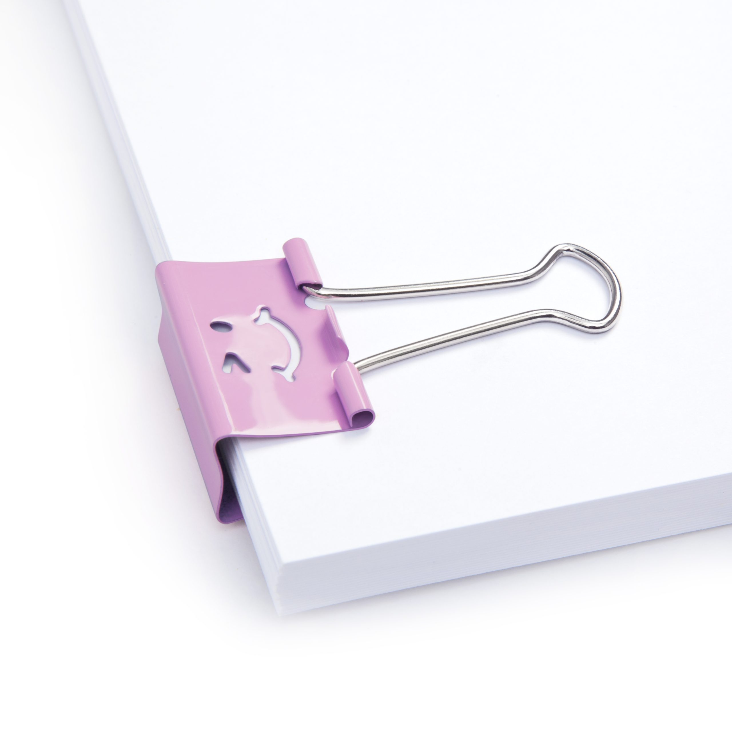 19mm Assorted Faces Foldback Clips - Candy Pink - Pack of 20 – Bild 4