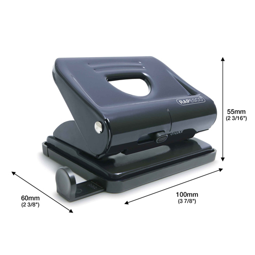 810 2-Hole Metal Punch - Black – Bild 2