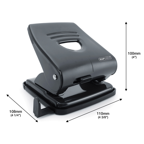 827 2-Hole Metal Punch - Black – Bild 3
