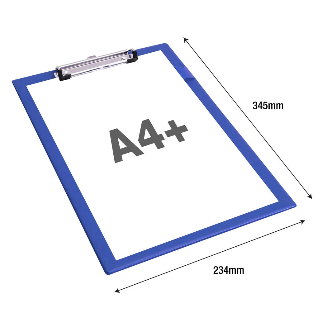 Standard Clipboard A4+/Foolscap - Blue – Bild 3