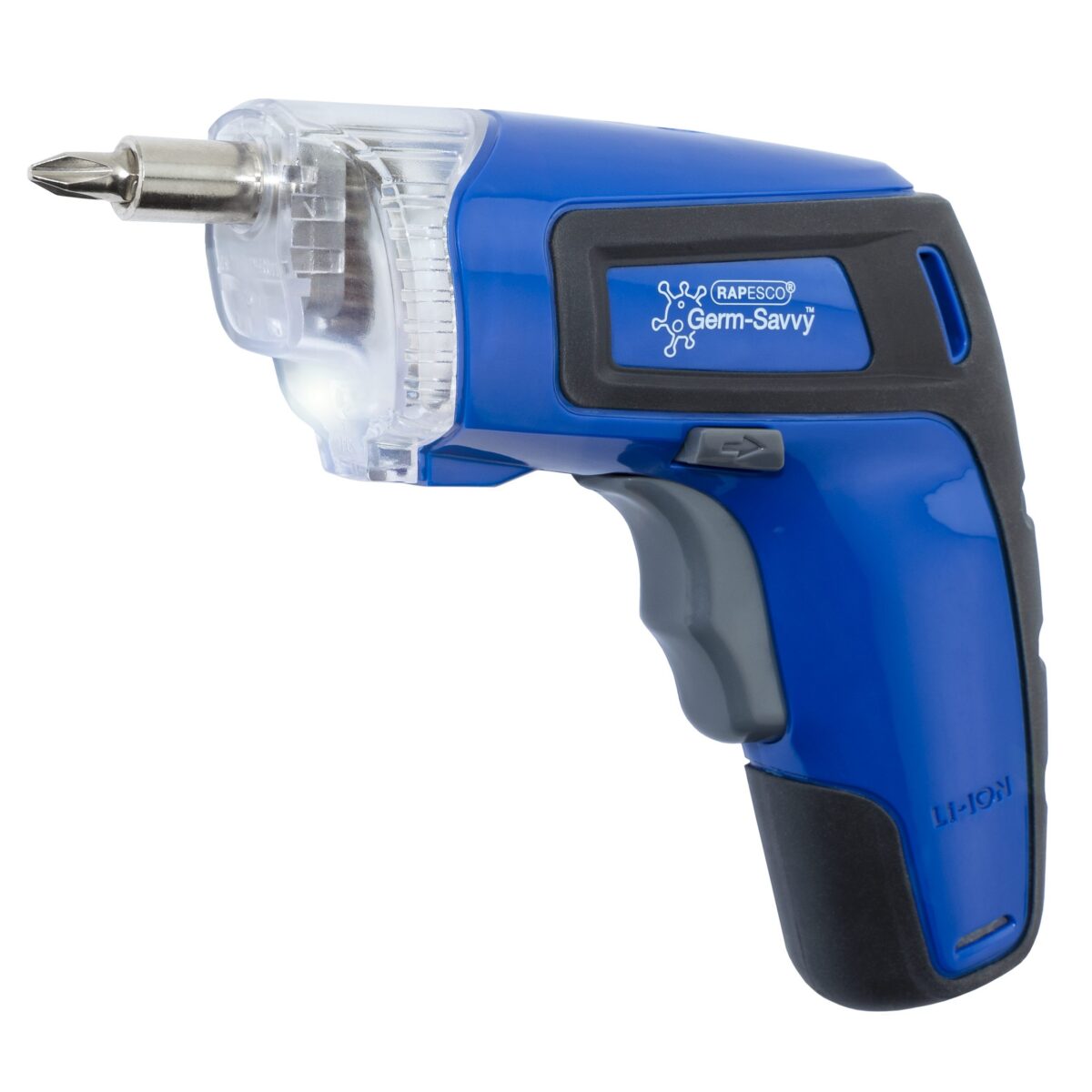 Germ-Savvy® Antibacterial Cordless Screwdriver 3.6V - Blue