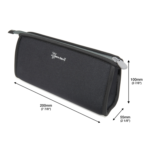 Germ-Savvy® Antibacterial Pencil Case - Black – Bild 5