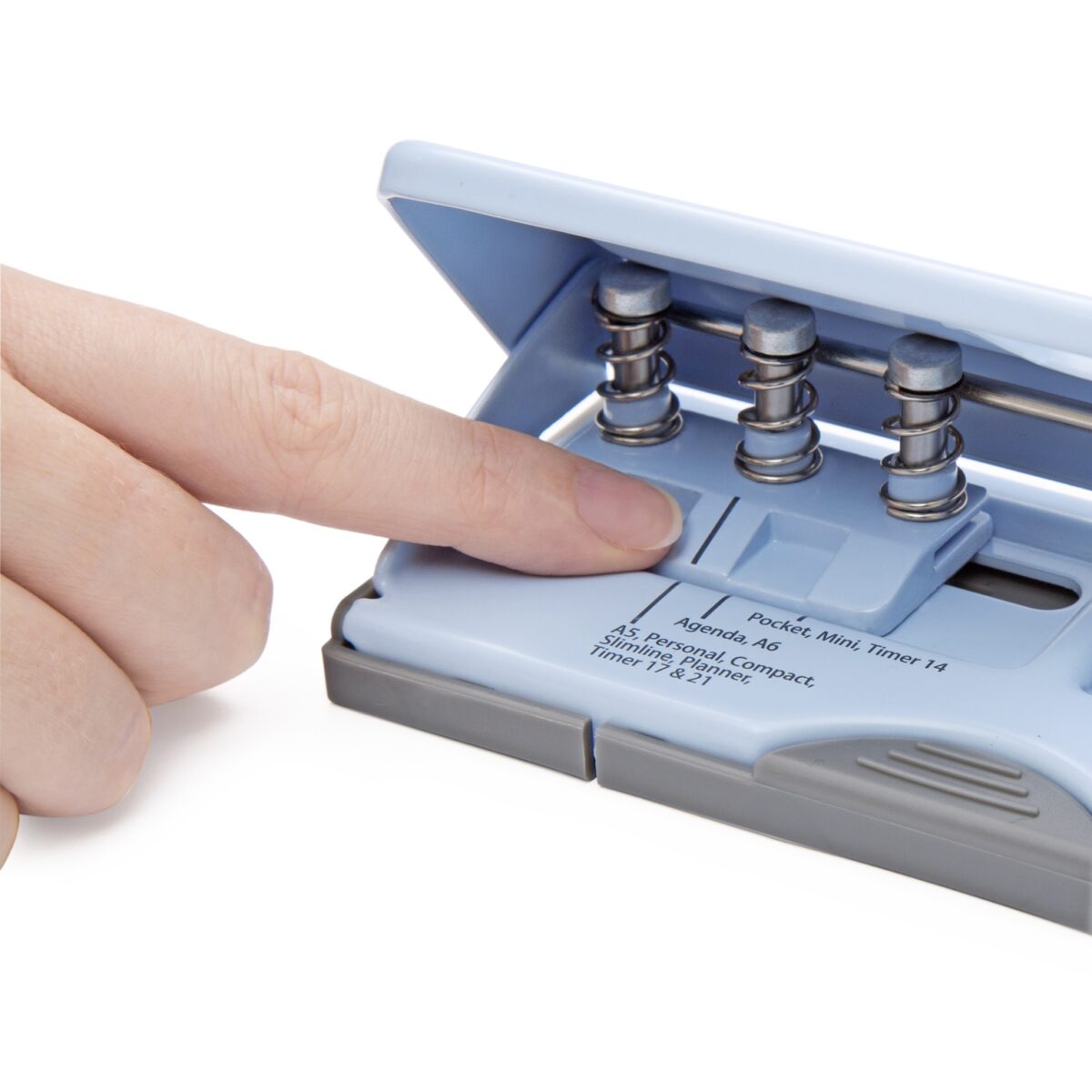 Adjustable 6-Hole Organiser/ Diary Punch - Powder Blue – Bild 6