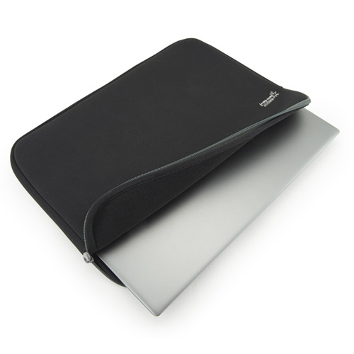 Germ-Savvy® Antibacterial 17.3” Laptop Sleeve - Black – Bild 3