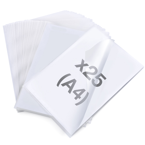 ECO GRS Recycled Cut Flush Folder A4 - Clear - Pack of 25