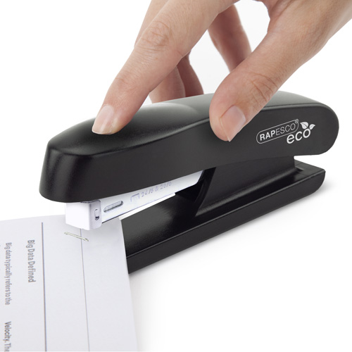 ECO GRS Recycled Half Strip Stapler - Black – Bild 7