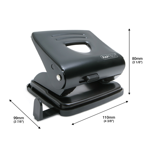 825 2-Hole Metal Punch - Black – Bild 5