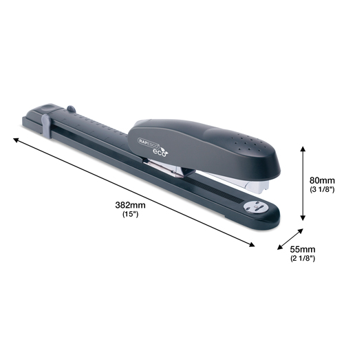 790 Front Loading Long Arm Stapler & 10000 26/8 mm Staples - Charcoal – Bild 4