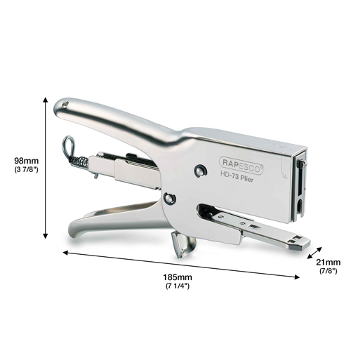 HD-73 Plier & 2000 Staples 73/12mm - Silver – Bild 4