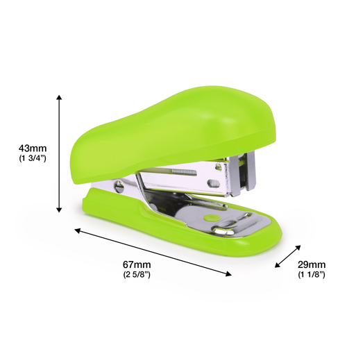 Bug Mini Stapler & 1000 26/6mm Staples - Green – Bild 5
