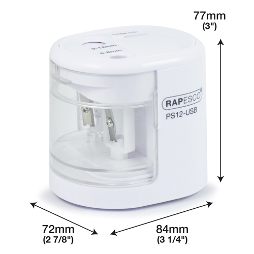 PS12-USB Pencil Sharpener - White – Bild 6
