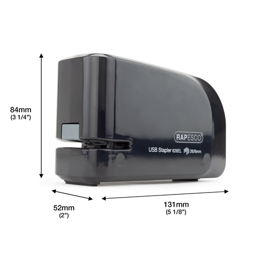 626EL Automatic USB Electric Stapler & 1000 26/6mm Staples - Black – Bild 6