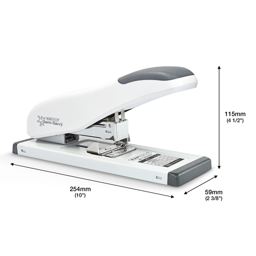 Germ-Savvy® Antibacterial ECO HD-100 Stapler & Multipack of 3200 Staples Type 923 - Soft White – Bild 6