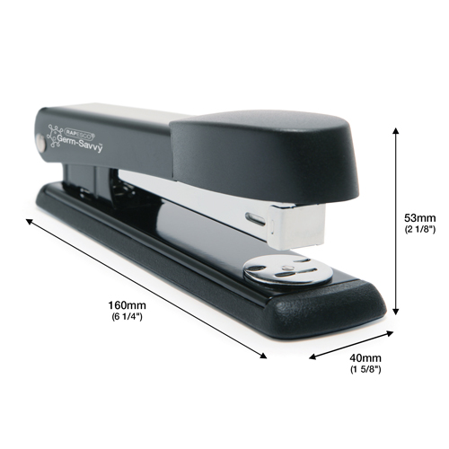 Germ-Savvy® Antibacterial Marlin Metal Stapler with R4 Staple Remover & 5000 26/6mm Staples - Black – Bild 6