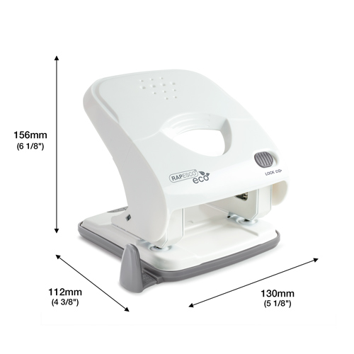 Germ-Savvy® Antibacterial X5-40ps ECO Less Effort 2-Hole Punch - Soft White – Bild 6