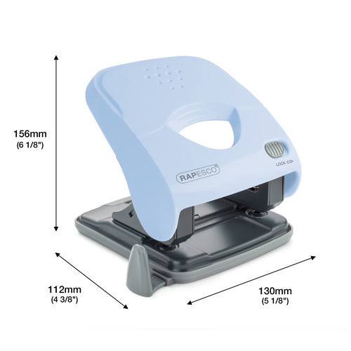 X5-40ps Less Effort 2 Hole-Punch - Powder Blue – Bild 3