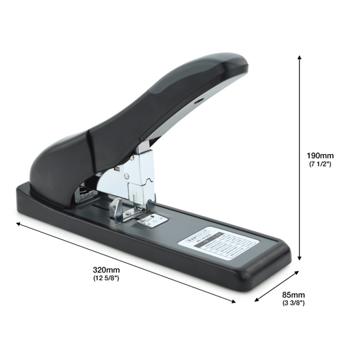ECO HD-140 Heavy Duty Stapler & 1000 923/12mm Staples - Black – Bild 6