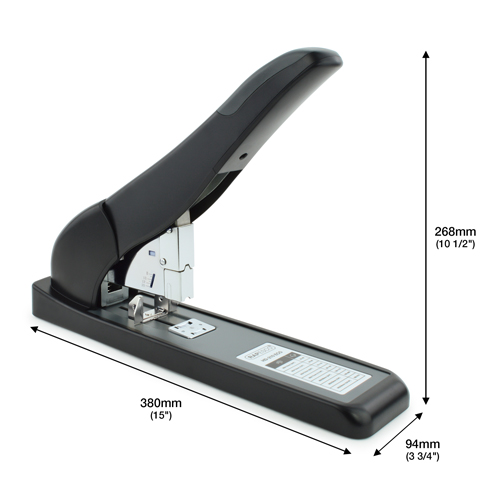 ECO HD-210 Heavy Duty Stapler & 1000 923/15mm Staples - Black – Bild 6