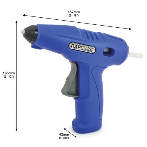 G4-7 USB Cordless Electric Hot Melt Glue Gun - Blue – Bild 5