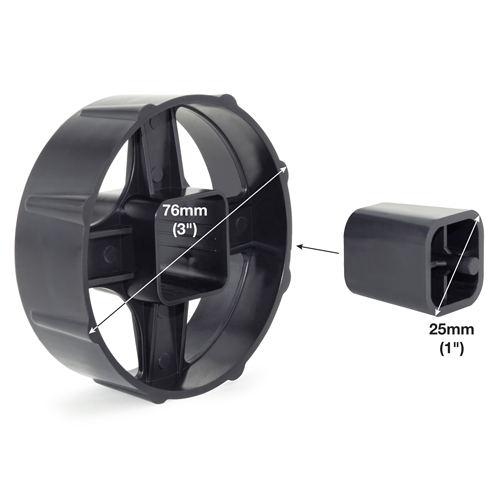 Tape Dispenser 25mm Core Wheel Replacement – Bild 4