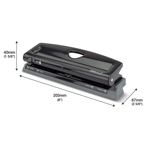 Adjustable 6-Hole Punch - Black – Bild 6