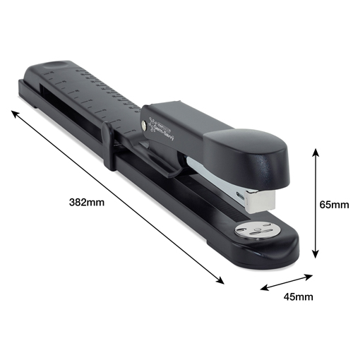 Germ-Savvy® Antibacterial Marlin Long Arm Metal Stapler - Black – Bild 5