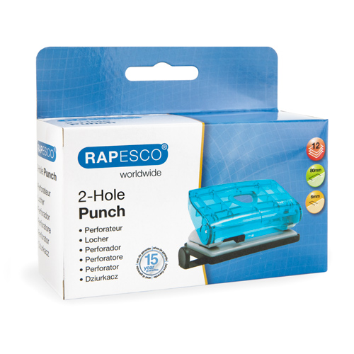 810-P 2-Hole Punch - Blue Transparent – Bild 3