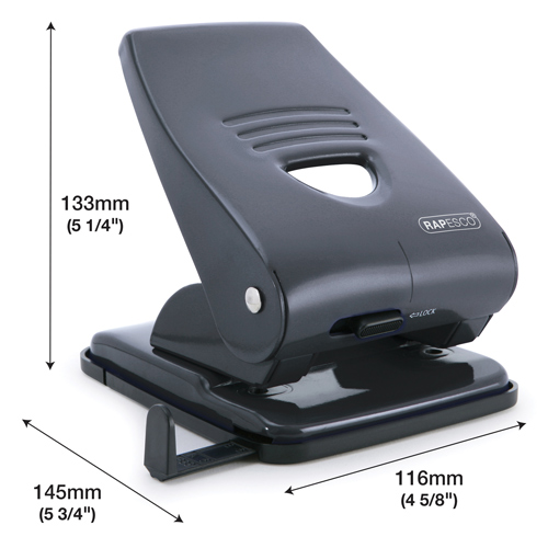 835 2-Hole Metal Punch - Black – Bild 2